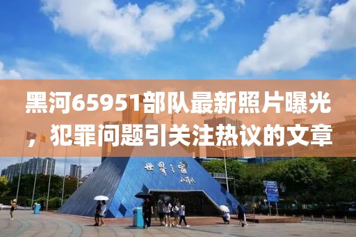 黑河65951部隊(duì)最新照片曝光，犯罪問題引關(guān)注熱議的文章