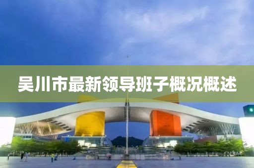 吳川市最新領導班子概況概述