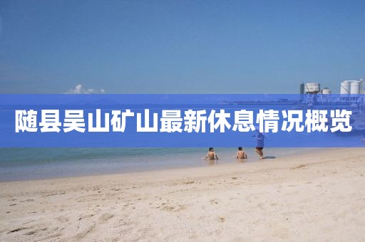 隨縣吳山礦山最新休息情況概覽
