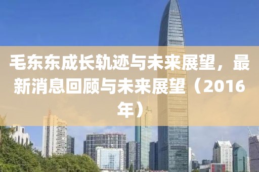 毛東東成長軌跡與未來展望，最新消息回顧與未來展望（2016年）