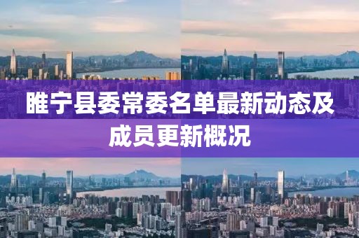 睢寧縣委常委名單最新動(dòng)態(tài)及成員更新概況