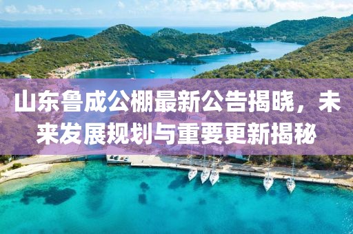 山東魯成公棚最新公告揭曉，未來發(fā)展規(guī)劃與重要更新揭秘