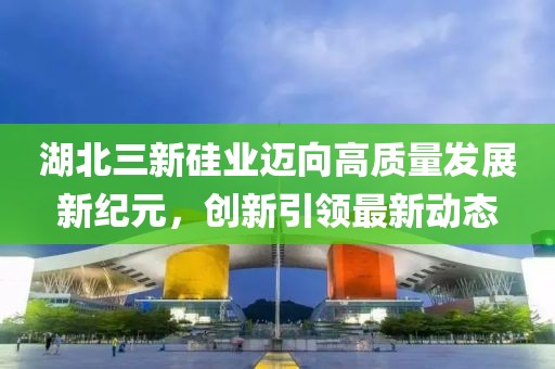 湖北三新硅業(yè)邁向高質量發(fā)展新紀元，創(chuàng)新引領最新動態(tài)