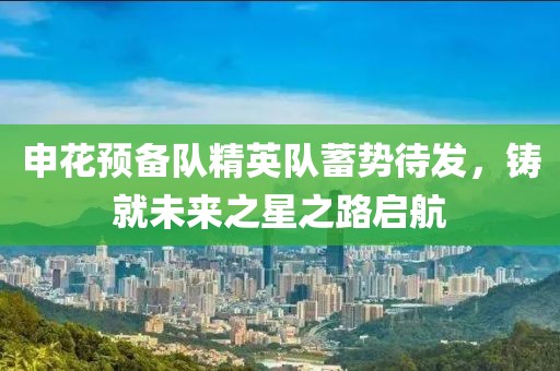 申花預(yù)備隊精英隊蓄勢待發(fā)，鑄就未來之星之路啟航