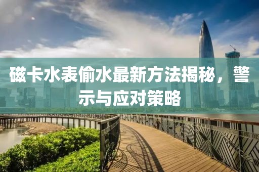 磁卡水表偷水最新方法揭秘，警示與應(yīng)對(duì)策略