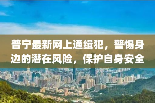 普寧最新網(wǎng)上通緝犯，警惕身邊的潛在風險，保護自身安全