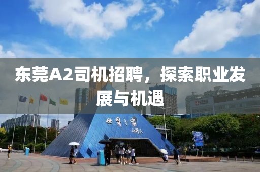 東莞A2司機(jī)招聘，探索職業(yè)發(fā)展與機(jī)遇