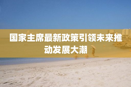 國(guó)家主席最新政策引領(lǐng)未來(lái)推動(dòng)發(fā)展大潮