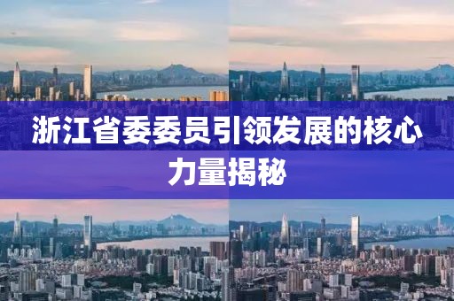浙江省委委員引領發(fā)展的核心力量揭秘