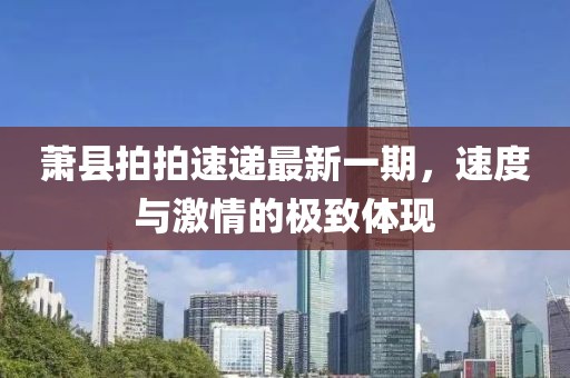 蕭縣拍拍速遞最新一期，速度與激情的極致體現(xiàn)